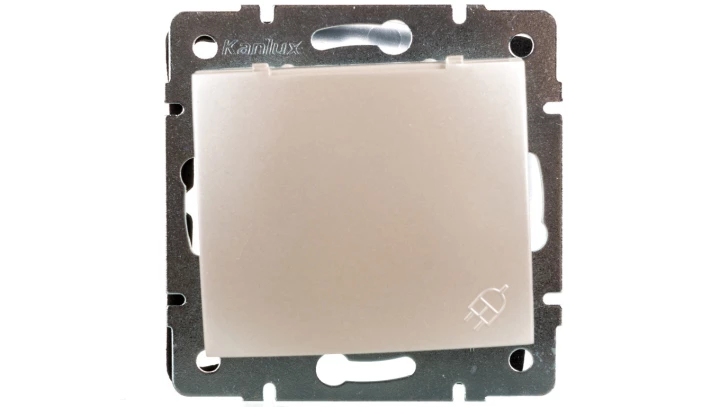 DOMO Gniazdo IP44 śrubowe 16A 250V perłowy biały 011560130 24969