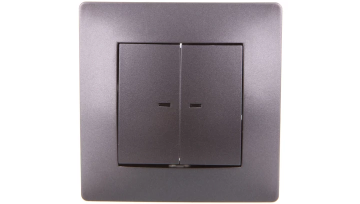 VOLANTE Łącznik świecznikowy z podświetleniem grafitowy 2624-08