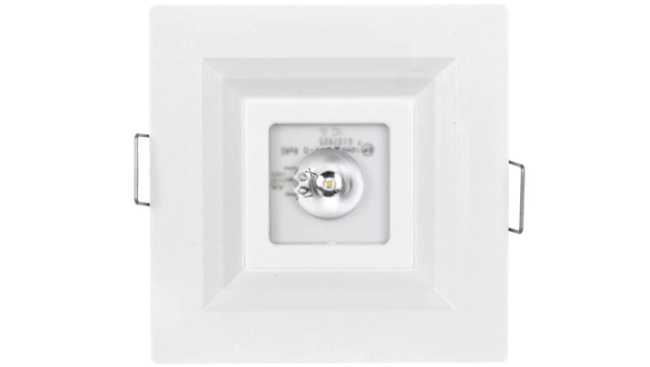 Oprawa awaryjna LOVATO P ECO LED 1W 120lm (opt. otwarta) 1h jednozadaniowa biała LVPO/1W/E/1/SE/X/WH