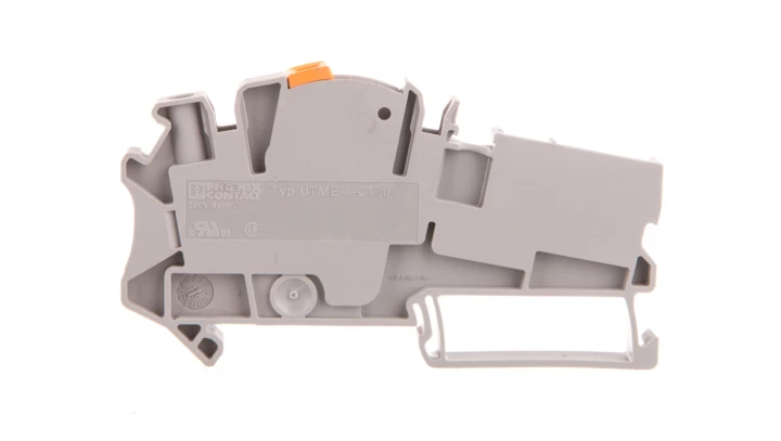 Złączka szynowa rozłączalna do przekładników pomiarowych 2-przewodowa 4mm2 śrubowa/wtykowa szara UTME 4-CT/1P 3057432 /50szt./