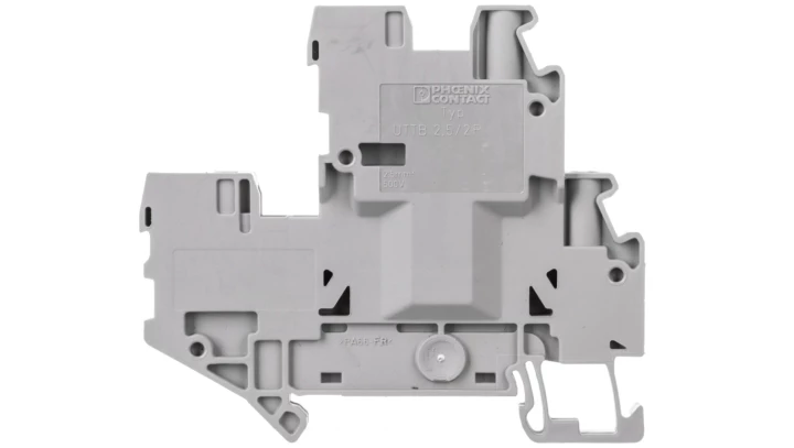 Złączka szynowa 2-piętrowa 2,5mm2 śrubowa/wtykowa szara Ex UTTB 2,5/2P 3060351 /50szt./