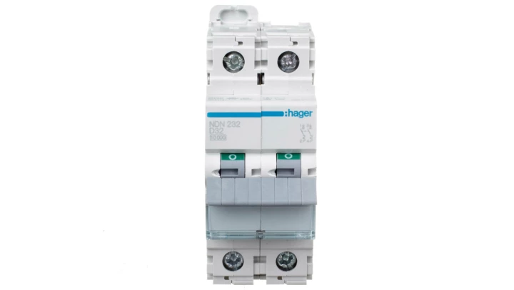 Wyłącznik nadprądowy 2P D 32A 10kA AC NDN232