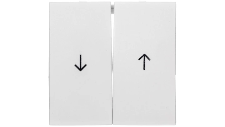 Klawisz podwójny /strzałka/ biały mat B3 16251909