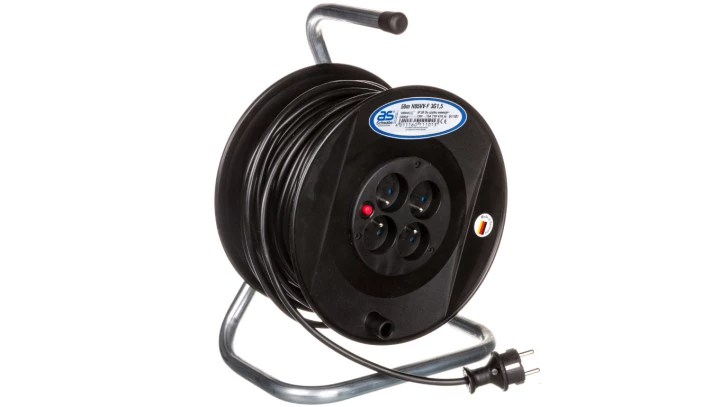 Przedłużacz bębnowy 50m 4 gniazda IP20 811101