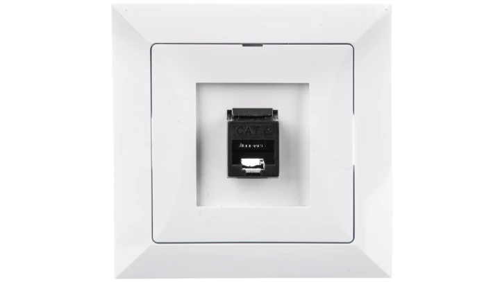 OPAL Gniazdo komputerowe RJ45 kat.6 krone LSA+ białe GTP - 12Op/6