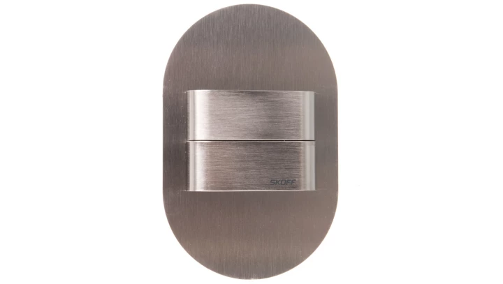 Oprawa LED 1,6W DUO RUEDA SHORT K(szlif) / W (biały) INOX IP56 MS-RDU-K-W-1-PL-00-01
