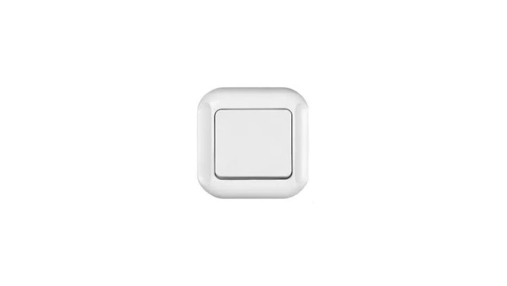TOPAZ-BIS Przycisk zwierny /światło/ z podświetleniem biały WP-6Tb/S