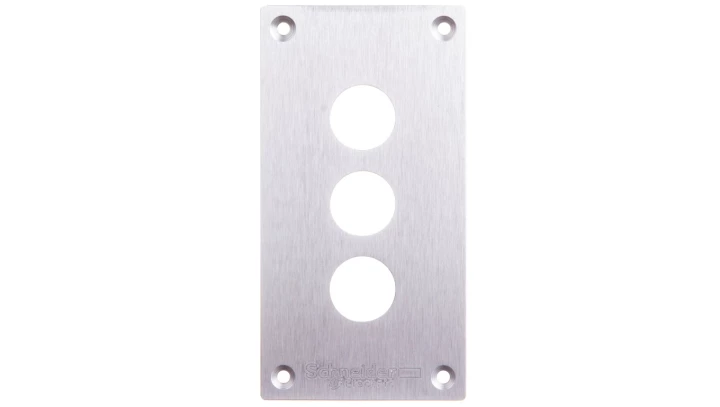 Płyta czołowa do montażu podtynkowego 3-otwory 22mm XAPE303