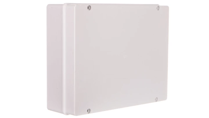 Puszka gładka z pokrywą 120 C Poliwęglan seria 480380x300x120szara EC480C9