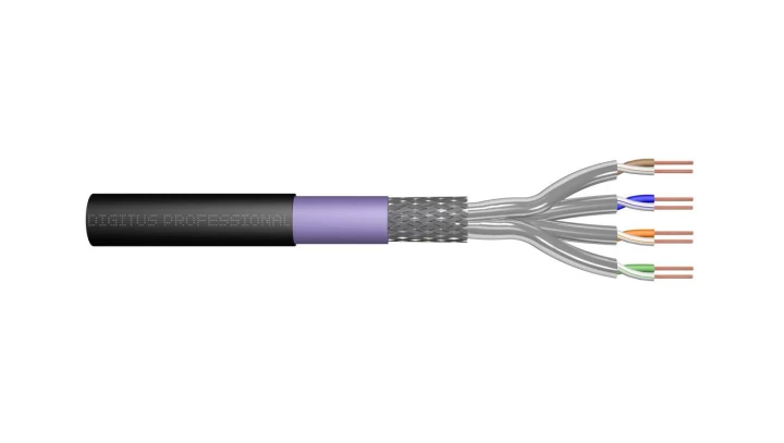 Kabel teleinformatyczny S/FTP 4x2xAWG23 kat. 7 PE zewnętrzny DK-1741-VH-10-OD /bębnowy/