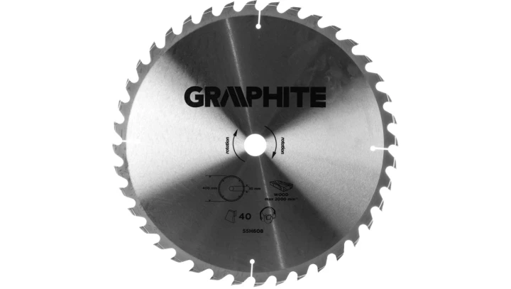 Tarcza do pilarki widiowa 400 x 30 mm, 40 zębów 55H608