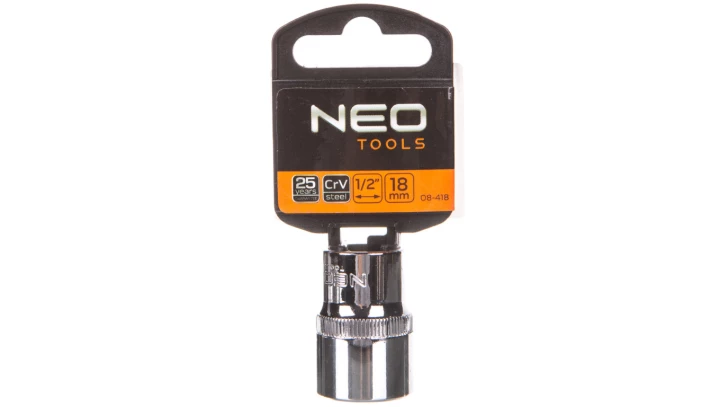 Nasadka sześciokątna 1/2cala 18 mm 08-418