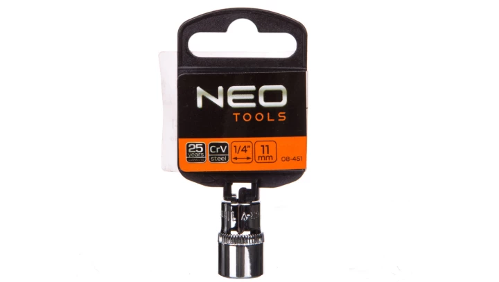 Nasadka sześciokątna 1/4cala 11 mm 08-451