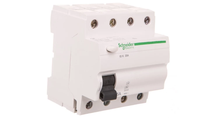 Wyłącznik różnicowoprądowy 4P 25A 0,03A typ A IDK-A25-30-4 A9Z01425