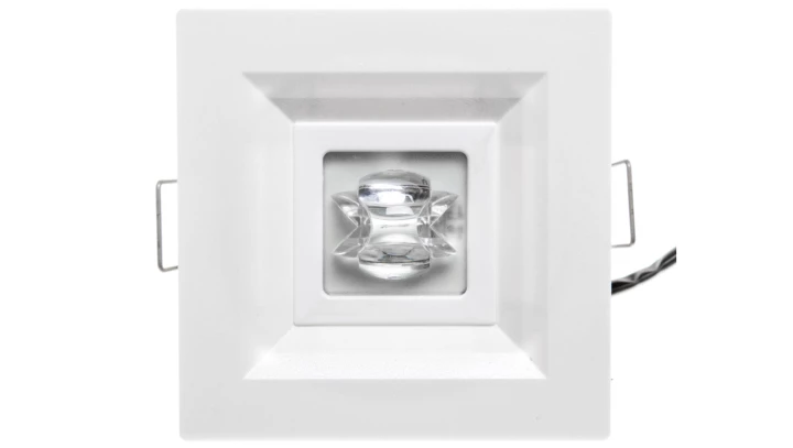 Oprawa awaryjna LOVATO P ECO LED 1W 125lm (opt. koryt.) 3h jednozadaniowa biała LVPC/1W/E/3/SE/X/WH