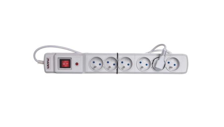 Listwa zasilająca ARMAC MULTI M6 3M 6X 230V PL szara M6/30/SZ