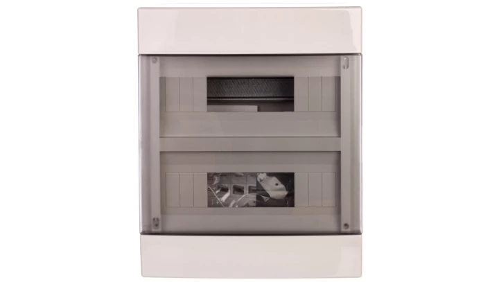 Rozdzielnica modułowa 2x12 natynkowa drzwi transp. seria 600 IP40 280x350x100 szara EC60024