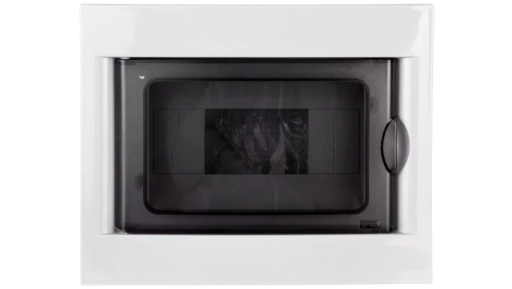 Rozdzielnica modułowa 1x8 podtynkowa drzwi transp. seria 630 IP40 240x194x80 szara EC63008