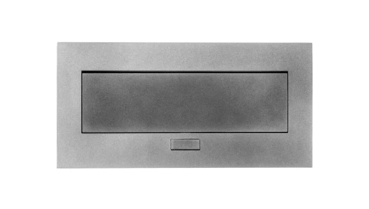 Gniazda wpuszczane w blat 3x250V AC z płaskim rantem srebrne OR-AE-1371/G