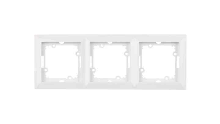 OPAL Ramka potrójna biała Ra-3Op