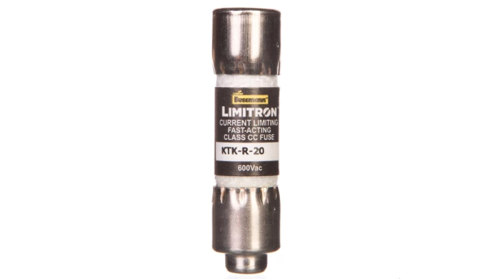 Wkładka bezpiecznikowa cylindryczna 10x38mm 20A 600V AC, Limitron, Klasa CC KTK-R-20