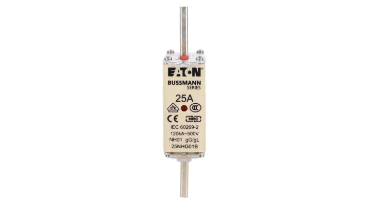 Wkładka bezpiecznikowa NH1 25A gL/gG 500V 25NHG01B