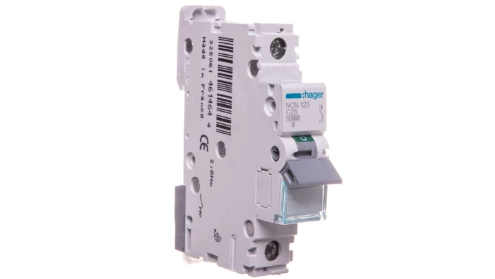 Wyłącznik nadprądowy 1P C 25A 10kA AC NCN125