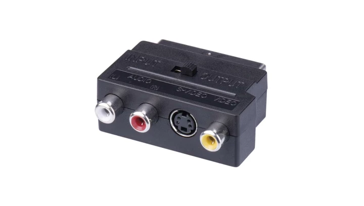 Adapter SCART 3xCINCH + SVHS K9304