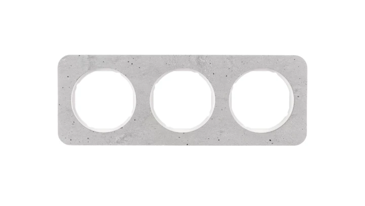 Berker R.1 Ramka potrójna beton/biały 10132379