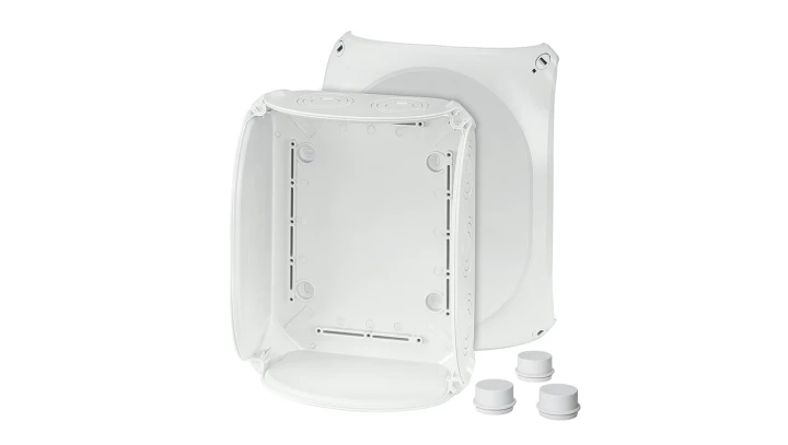 Puszka odgałęźna 255x205x112 bez zacisków IP66 szara DK 2500 GZ 62000161