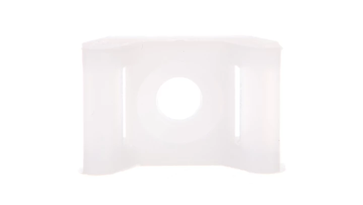 Uchwyt siodełkowy do opasek kablowych biały 9mm 14,6x22,5mm F=11mm BMSB5496E /100szt./