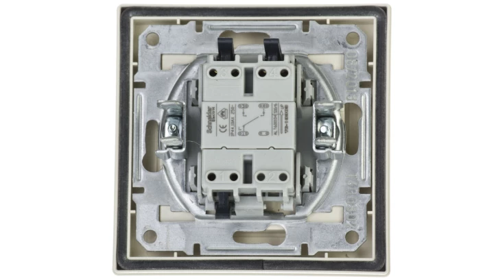 Łącznik Asfora schodowy IP44 kremowy z ramką EPH0400423