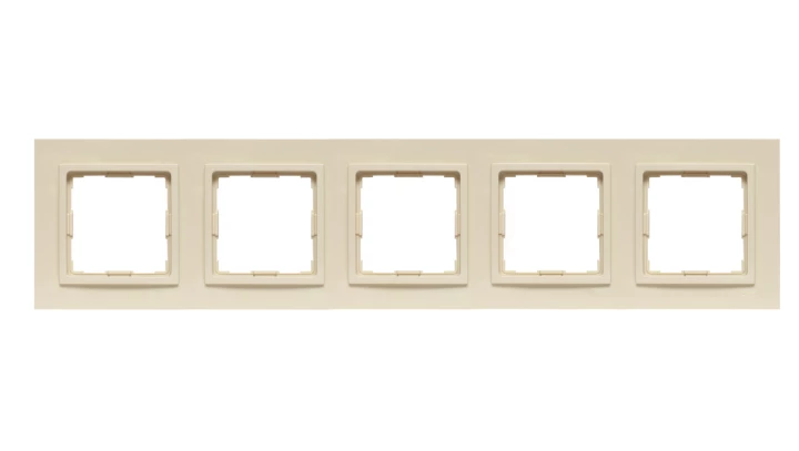 VENA2 Ramka pięciokrotna krem 520385