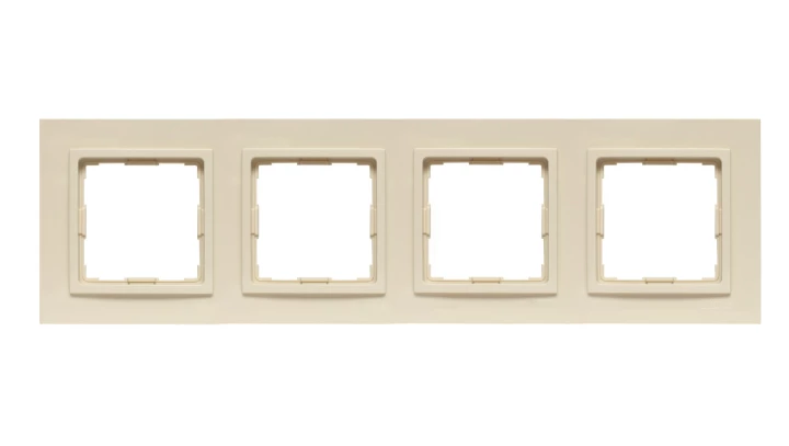 VENA2 Ramka poczwórna krem 520384