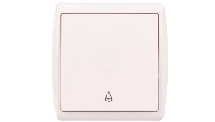 KOS1 Przycisk /dzwonek/ biały 110404