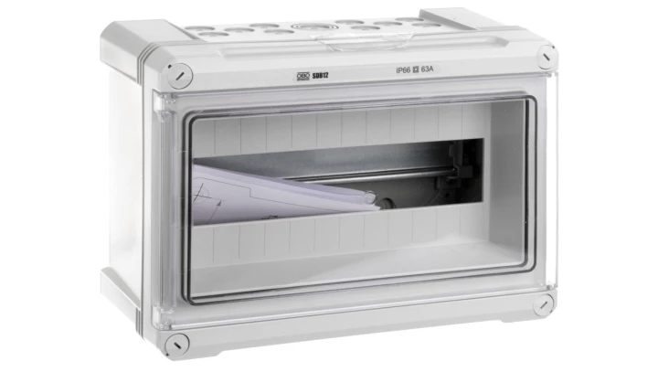 Rozdzielnica polistyrenowa 12-modułowa 286x202x125mm IP66 SDB 12L PS 2008832