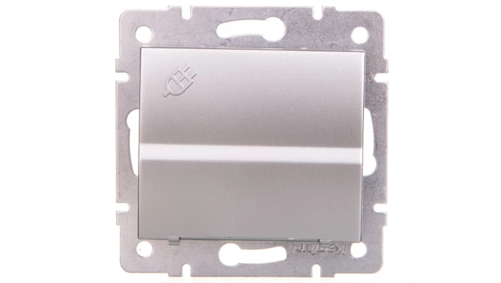 LOGI Gniazdo z uziemieniem IP44 Schuko śrubowe srebrne 16A 250V 021230143 25205