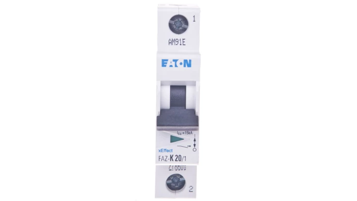 Wyłącznik nadprądowy 1P K 20A 15kA AC FAZ K20/1 278600