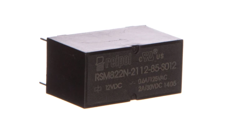 Przekaźnik subminiaturowy-sygnałowy 2P 0,6A 12V DC PCB RSM822N-2112-85-S012 2614641