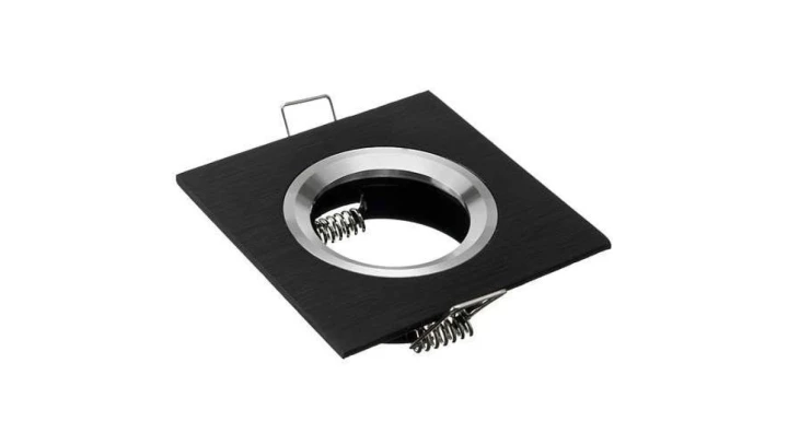 Oprawa SZAFIR kwadrat stała czarna drap