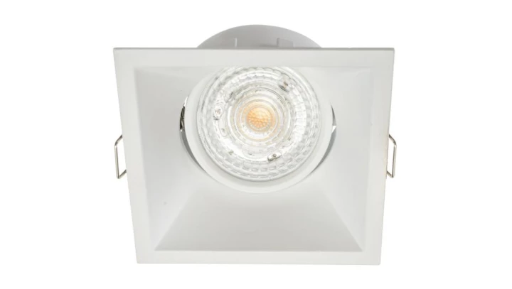 Oprawa TORINO kwadrat biała odlew aluminium