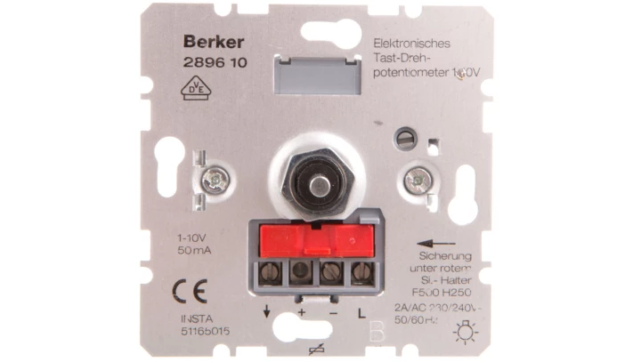 Elektroniczny potencjometr przyciskowo-obrotowy 1-10V 289610