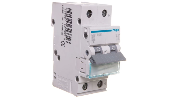 Wyłącznik nadprądowy 1+N B 13A 6kA AC MBN513E