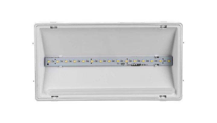Oprawa awaryjna EXIT L IP65 ECO LED AT 3W 340lm 1h jednozadaniowa biała (brak piktogramu w zestawie) ETL/3W/E/1/SE/AT/WH