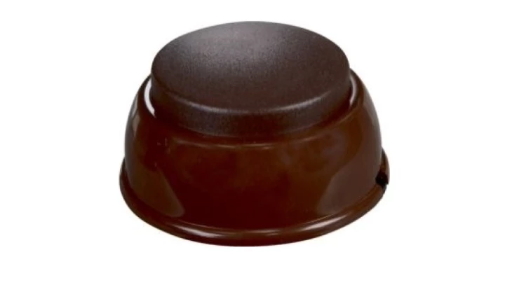 Wyłącznik nożny przelotowy, dwupozycyjny, dwutorowy, 2,5A/250V WN-2/2,5A/BRĄZ