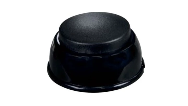 Wyłącznik nożny przelotowy, jednopozycyjny, zwierny, dwutorowy 16A 250V WN-2/16A/CZARNY