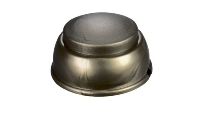 Wyłącznik nożny przelotowy, jednopozycyjny, zwierny, dwutorowy 16A 250V WN-2/16A/ZŁOTY