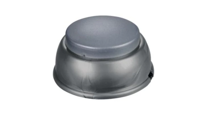 Wyłącznik nożny przelotowy, jednopozycyjny, zwierny, dwutorowy 16A 250V WN-2/16A/SREBRNY