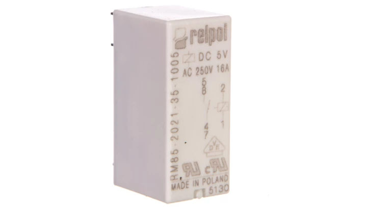 Przekaźnik miniaturowy 1Z 16A 5V DC PCB RM85-2021-35-1005 600100 /20szt./