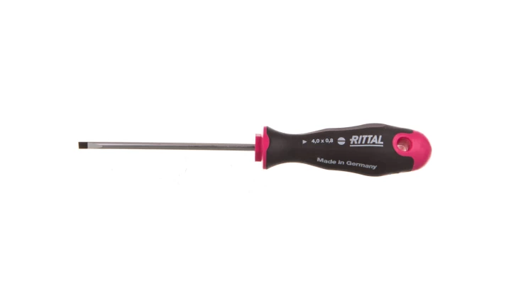 Wkrętak płaski nieizolowany 4x0,8mm, dł ostrza 100mm 4052.004